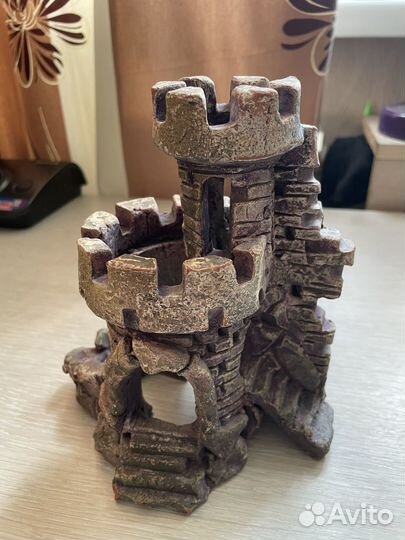 Замок грот для аквариума