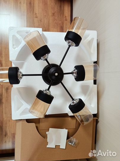 Люстра потолочная бу