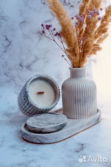 Подарочный набор из гипса