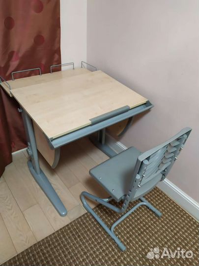 Растущая парта и стул дэми