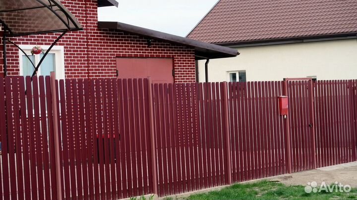 Забор из Евроштакетника Для Дачи