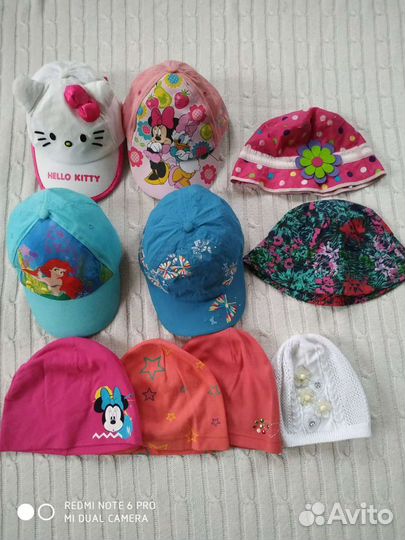 Шапки, шлемы, варежки, кепки, панамы 50-52