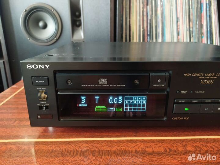 Cd проигрыватель sony cdp x33es