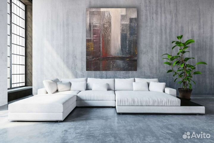 Фактурные картины в интерьер