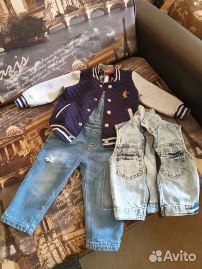 Детские вещи на мальчика 92 см