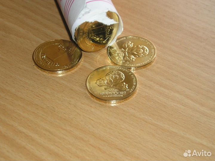 Украина 1 гривна 2012 года. Евро-2012