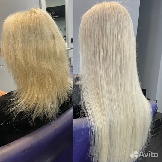 Холодное наращивание волос