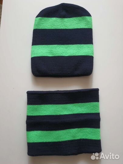 Детская шапка и шарф-бафф