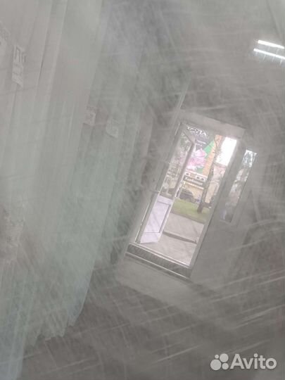 Тюль Лён на шторной ленте новые