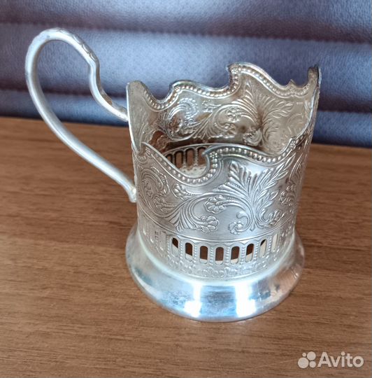 Подстаканники мельхиоровые посеребренные СССР