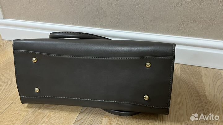 Сумка женская экокожа серая бу