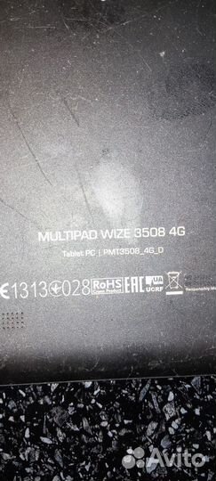 Планшет Prestigio Multipad Wize 3508 4G