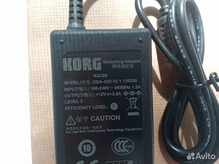 Адаптер питания для Korg Electribe EMX-1 / ESX-1SD