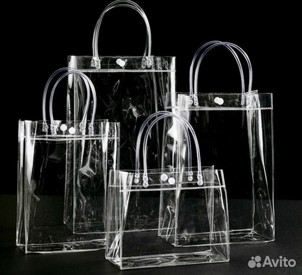 Пакет подарочный прозрачный