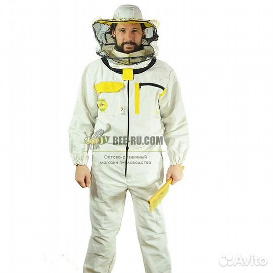 Комбинезон пчеловода Евро-Аппрет на молнии с сетко