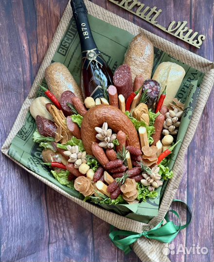 Мужской букет. Съедобный букет