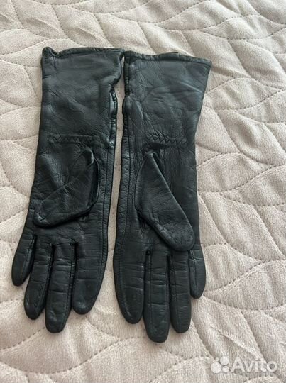 Перчатки из натуральной нежной телячей кожи(7р-р)