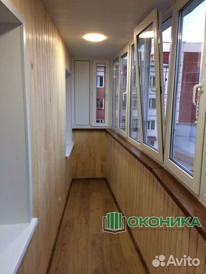 Балкон лоджии остекление