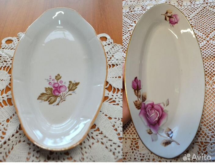 Салатники, селёдочницы СССР