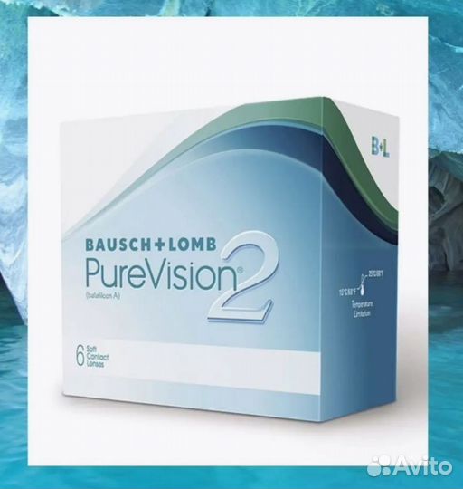 Контактные линзы pure vision