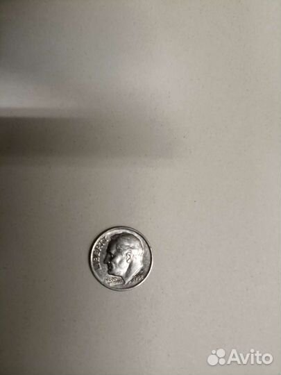 Монета one Dime liberti 1988 год