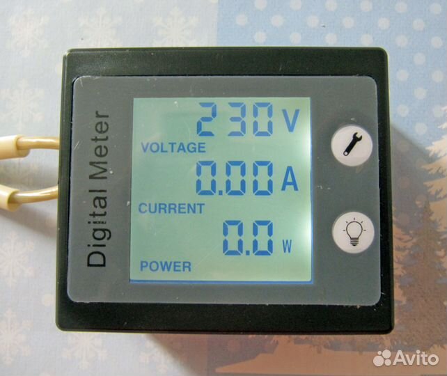 V-A-Wметр, 80-260V AC, 100A