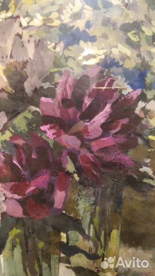 Картина, бумага, гуашь