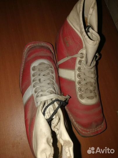 Беговые лыжи СССР с ботинками