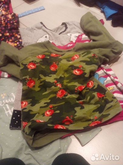 Детские вещи пакетом. 110-116