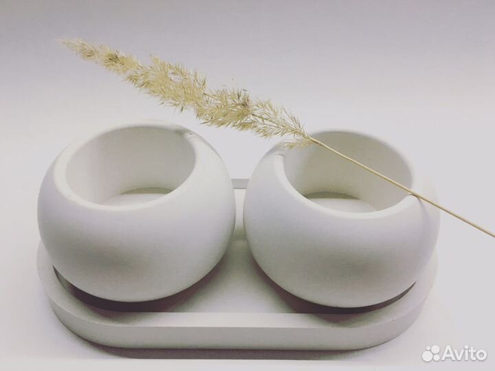 Подсвечник из гипса /бетона