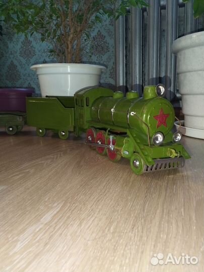 Игрушки СССР машинки. Паравоз нтмк