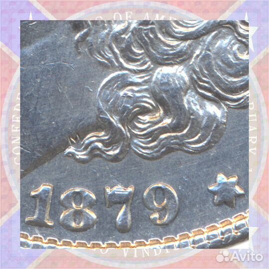 1 Доллар США 1879 Филадельфия slab pccb