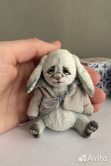 Зайчик тедди Ро. ручная работа