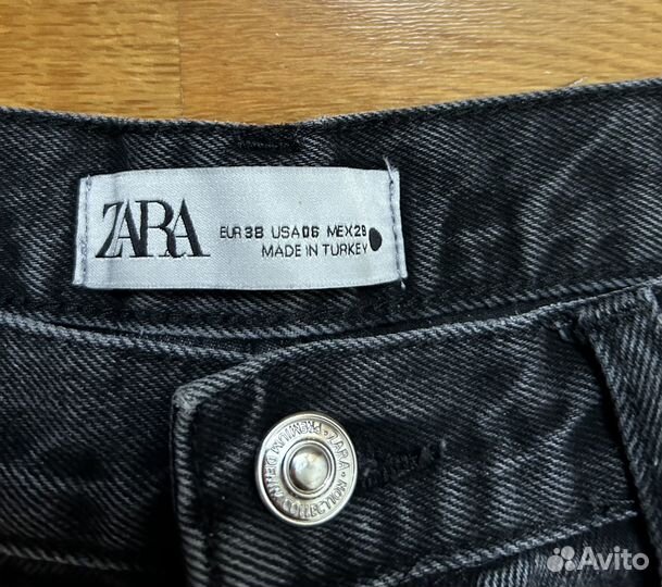 Джинсы Zara mom 38