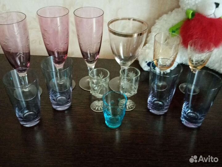 Рюмка, бокалы, стопки времён СССР