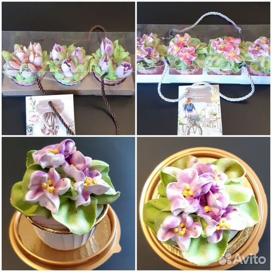 К Дню Воспитателя и Учителя- Зефирные цветы, букет