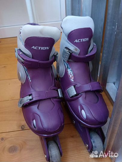 Роликовые коньки детские 34 36