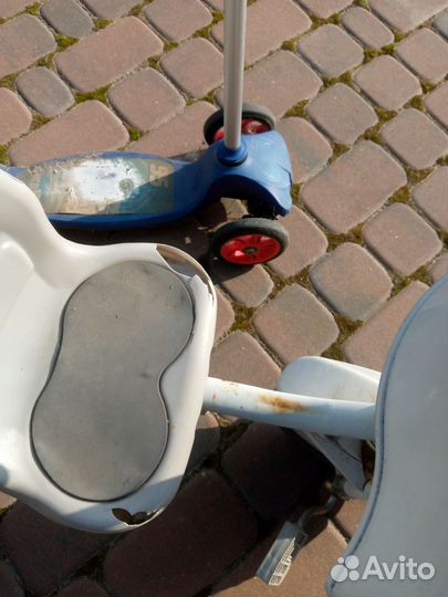 Велосипед и самокат