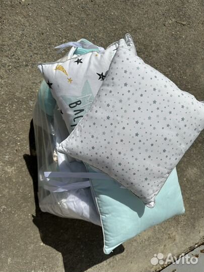 Бортики в кроватку комплект