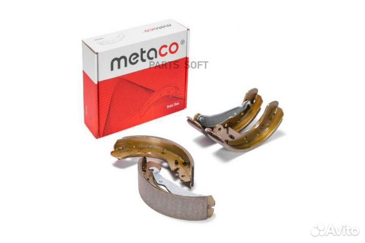 Metaco 3020111 Колодки тормозные GM lanos/nexia 95