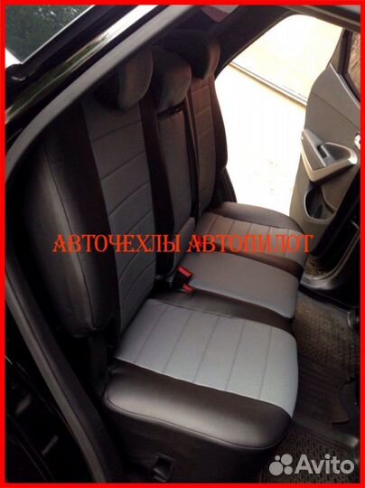 Чехлы Автопилот Hyundai Santa-Fe из экокожи