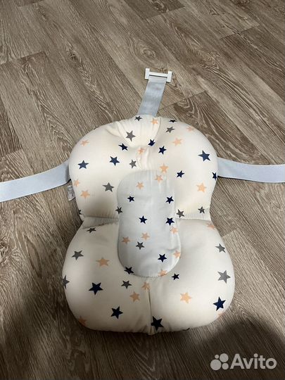 Складная детская ванночка с матрасиком для купания