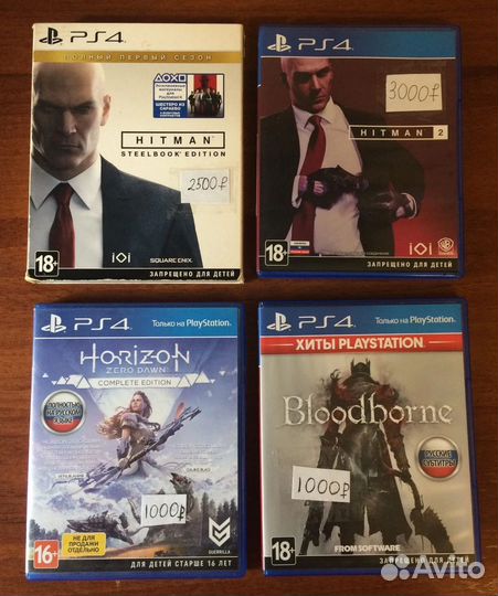 Игровые диски для PlayStation 4