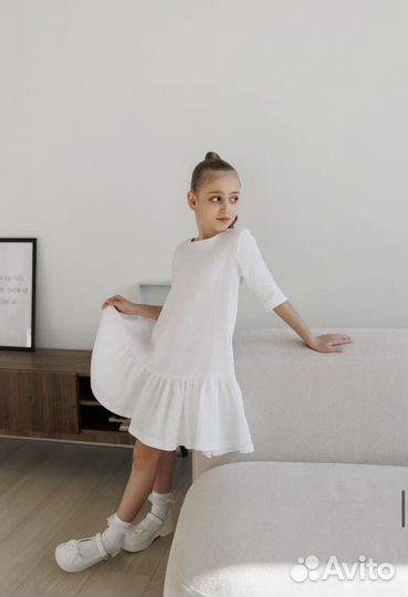 Платье из муслина