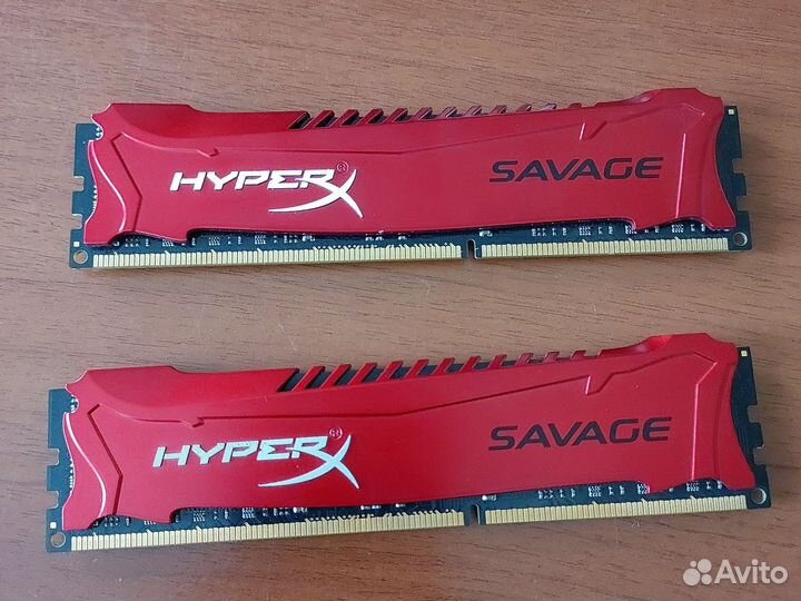 Память Kingston hyper x savage ddr3 16gb 1600mhz