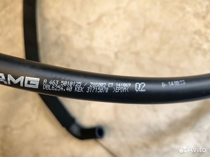 Трубка вентиляции Mercedes A4635010125