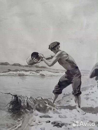 1961г. Соцреализм Романов С.Г. 