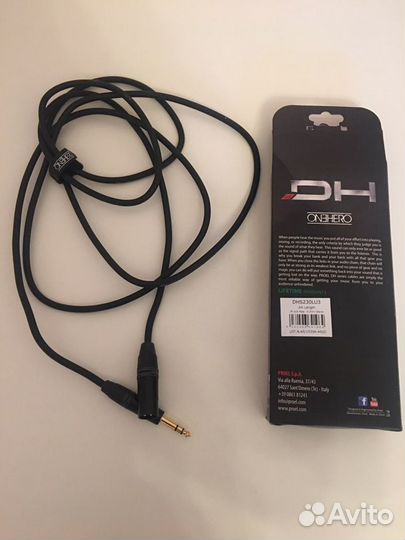 Аудио кабель Die Hard (Jack & XLR, 3 метра)