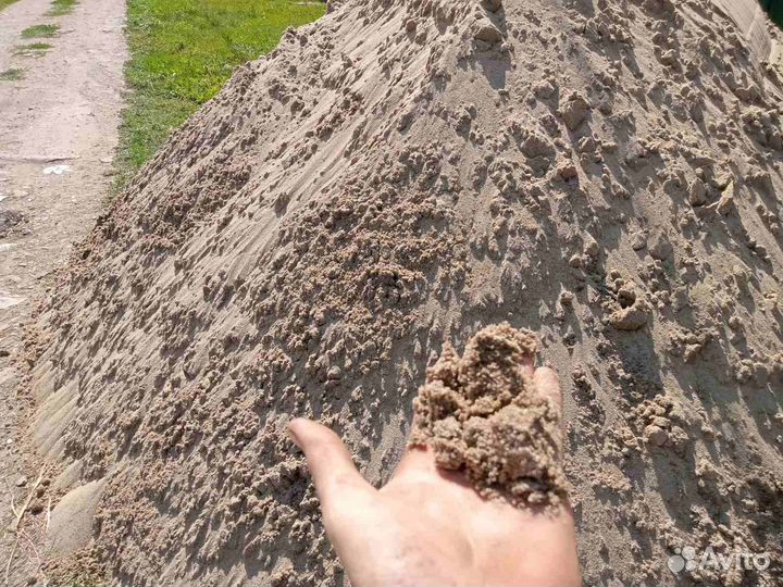 Песок речной от 1 до 15 тонн доставка