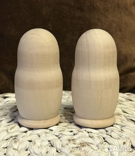 Деревянная заготовка матрешка